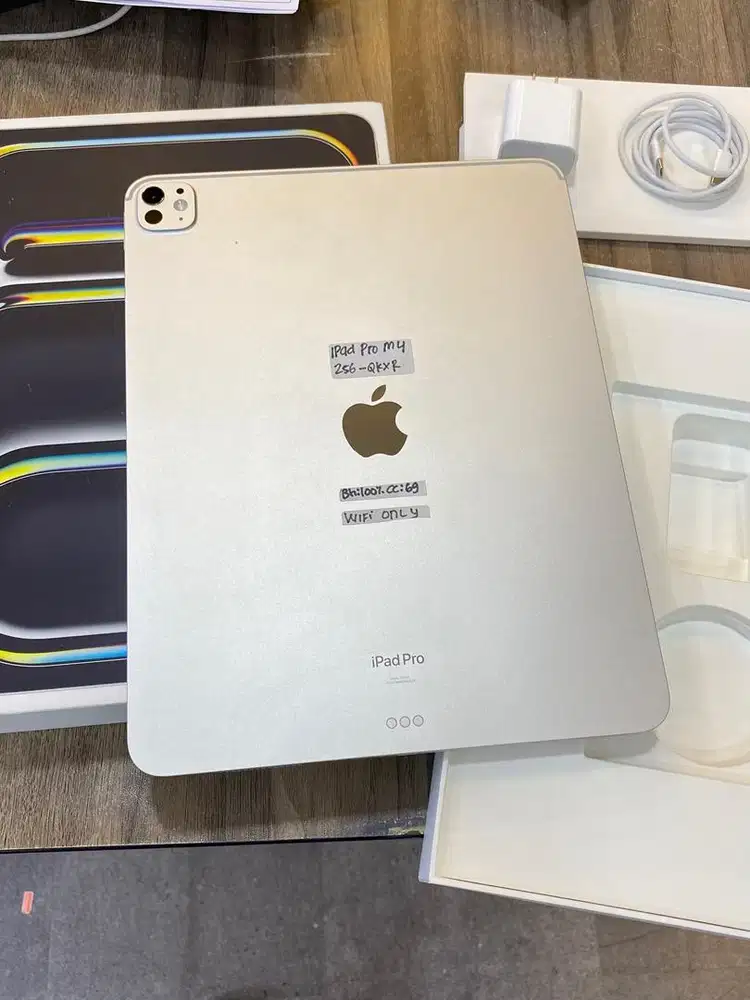 Ipad pro m4 256gb silver 12,9 inch bh100%
