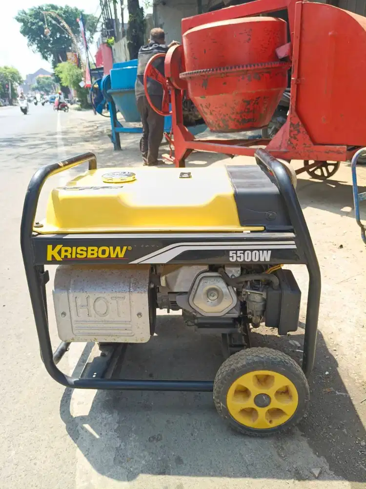 Jual Mesin Genset Merk Krisbow 5500WATT Kondisi Siap Pakai
