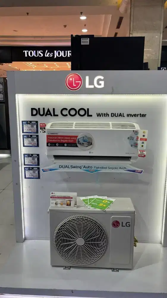 AC LG 1/PK Bisa Kredit free DP Bunga ringan