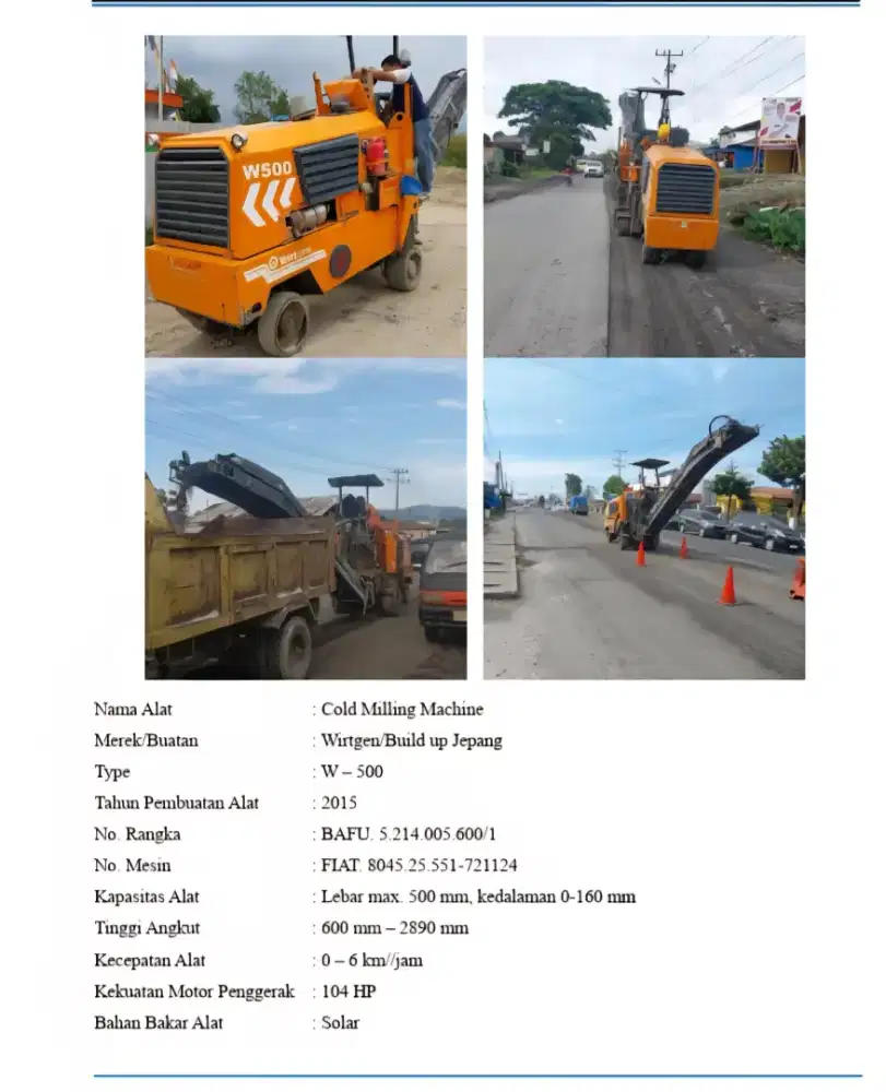 Alat CMM  (Cold Miling Mechine)