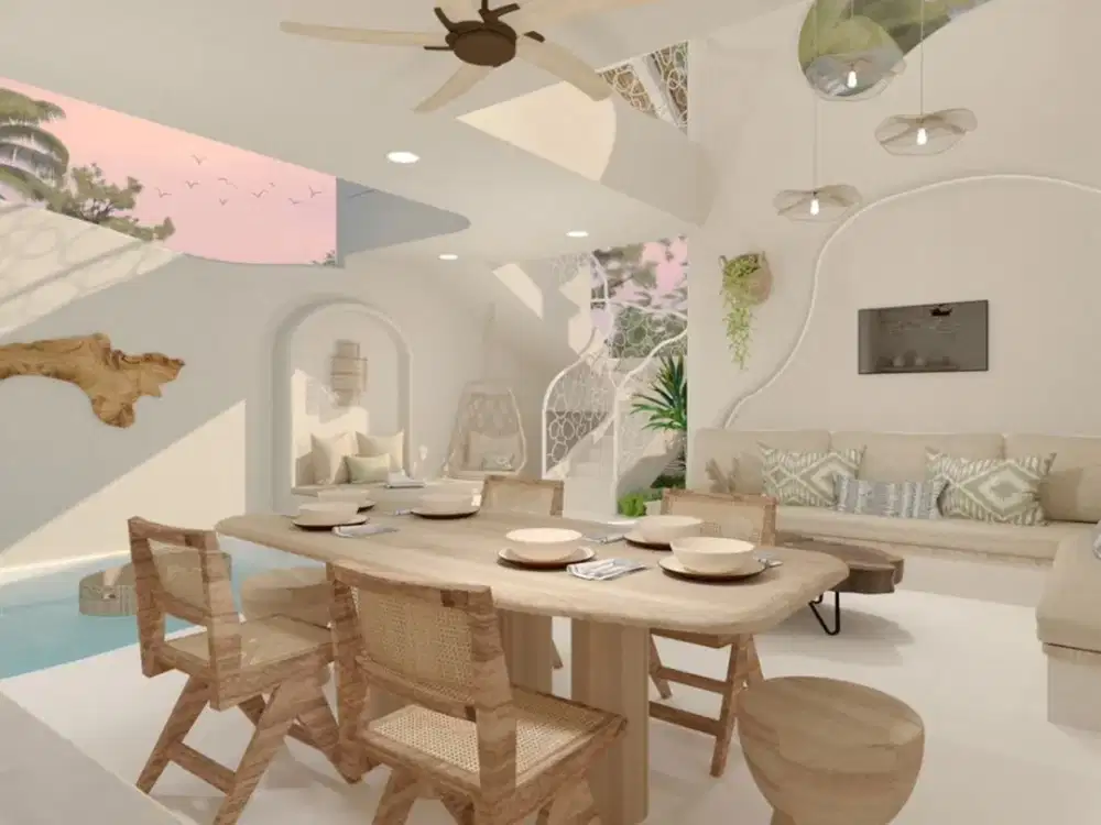 Dijual Villa Mewah 2 Lantai dengan Private Pool di Uluwatu Bali | SHM - Thumbnail 2