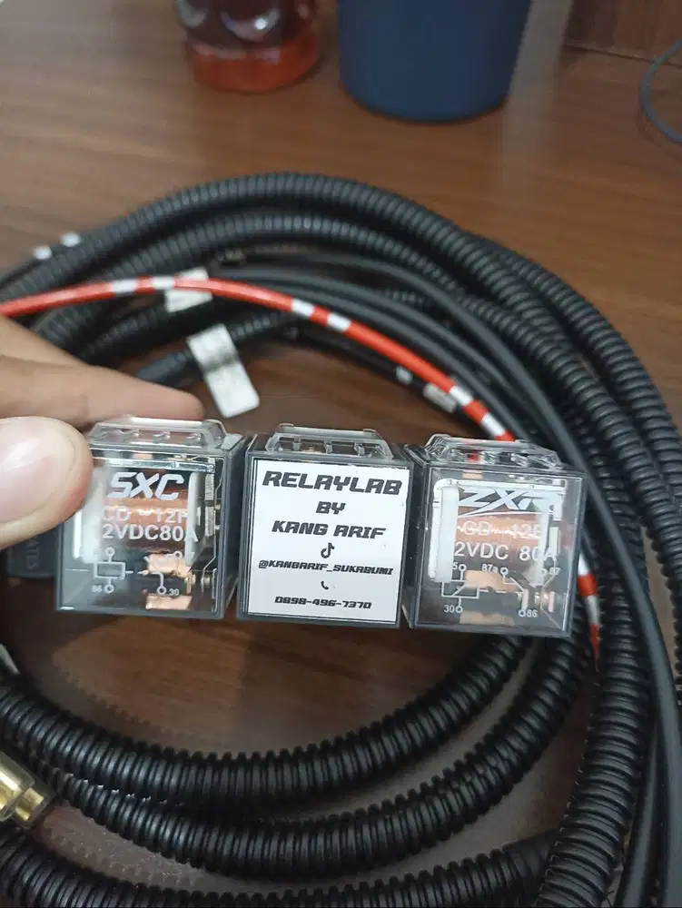 Relay set lampu BILED Foglamp Mobil
