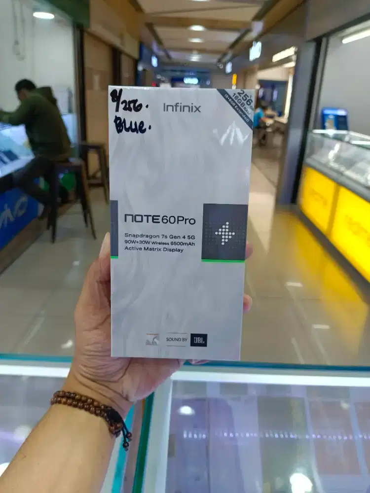 Infinix Note 60 Pro 5G 8/256 Blue NEW BNIB NO REPACK Garansi Resmi 1th