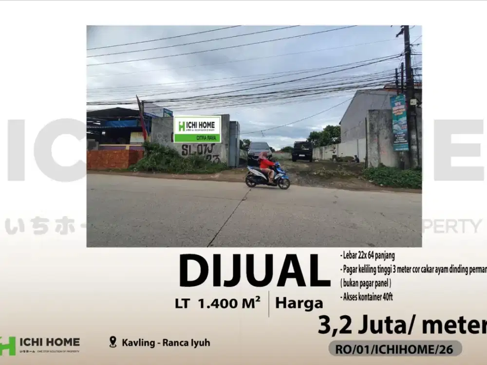 Kavling Siap Bangun Harga Super Murah di Ranca Iyuh Panongan Tangerang