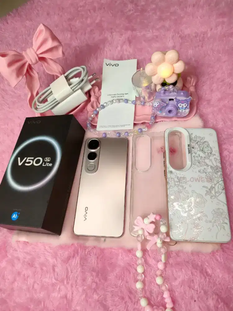 DI JUAL ViVO V50 lite 5G - 8/256 gold