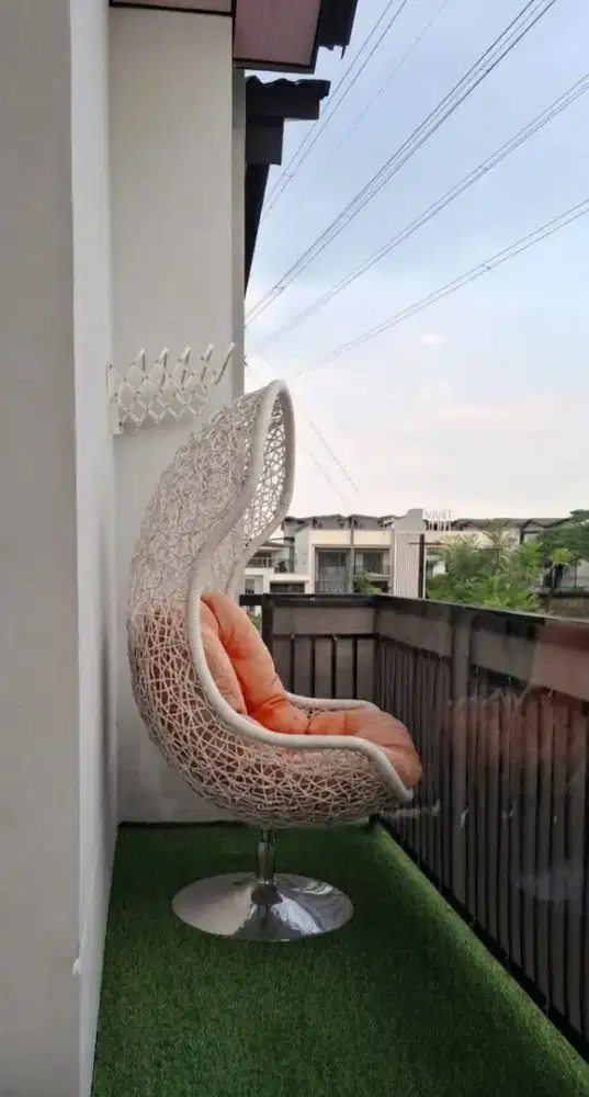 Kursi putar outdoor kursi santai