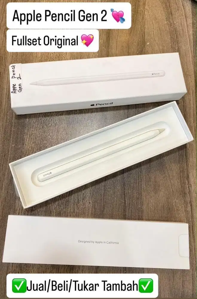 Apple pencil gen 2 fullset bisa cicilan tanpa dp