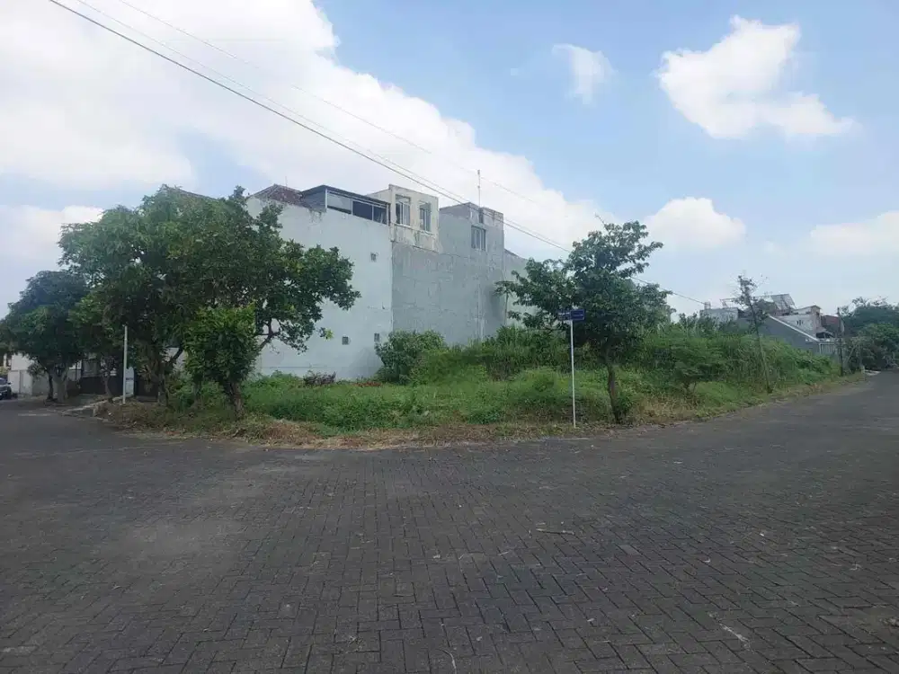 Termurah Tanah Pojok di PBI Araya Lebar 18
