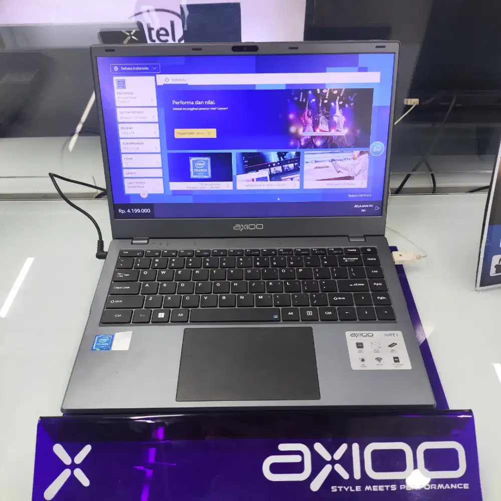 LAPTOP AXIOO HARGA 4 JUTAAN AJA KREDIT PROMO BUBGA 0% GRATIS 1×