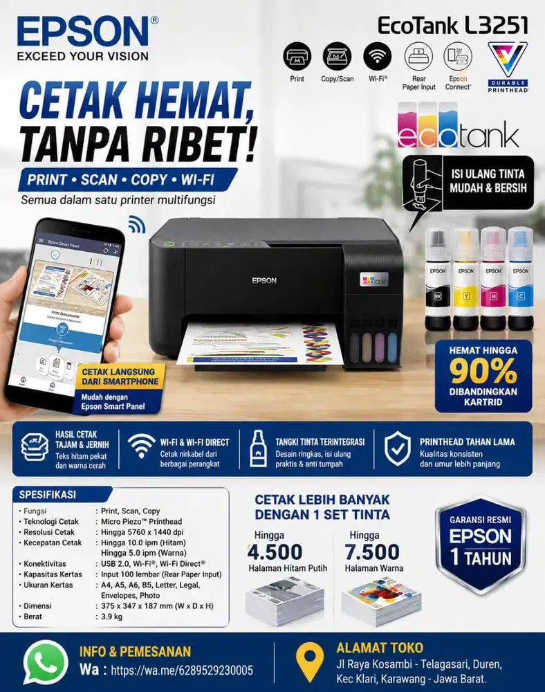Epson EcoTank L3251 New