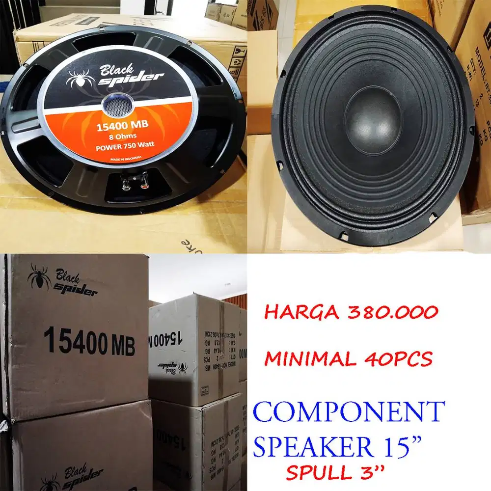 speaker black spider