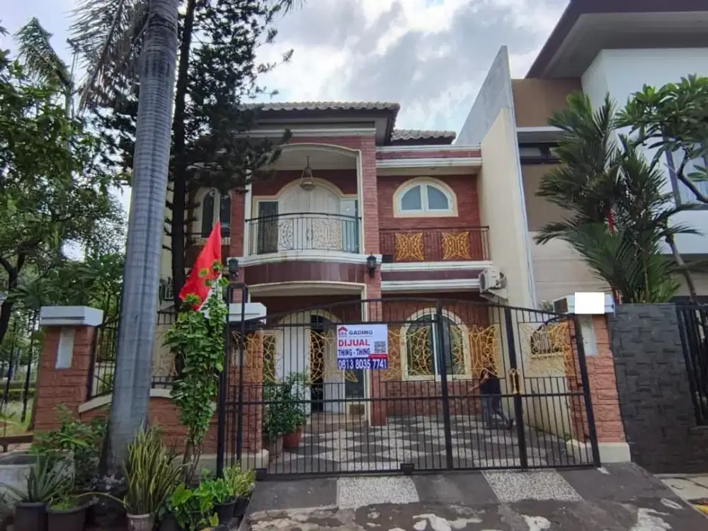Ss.3885 - Murah !! Dijual Rumah Bagus 8x16 Siap Huni Jalan 3 Mobil Hadap Tenggara di Mitra Gading Villa