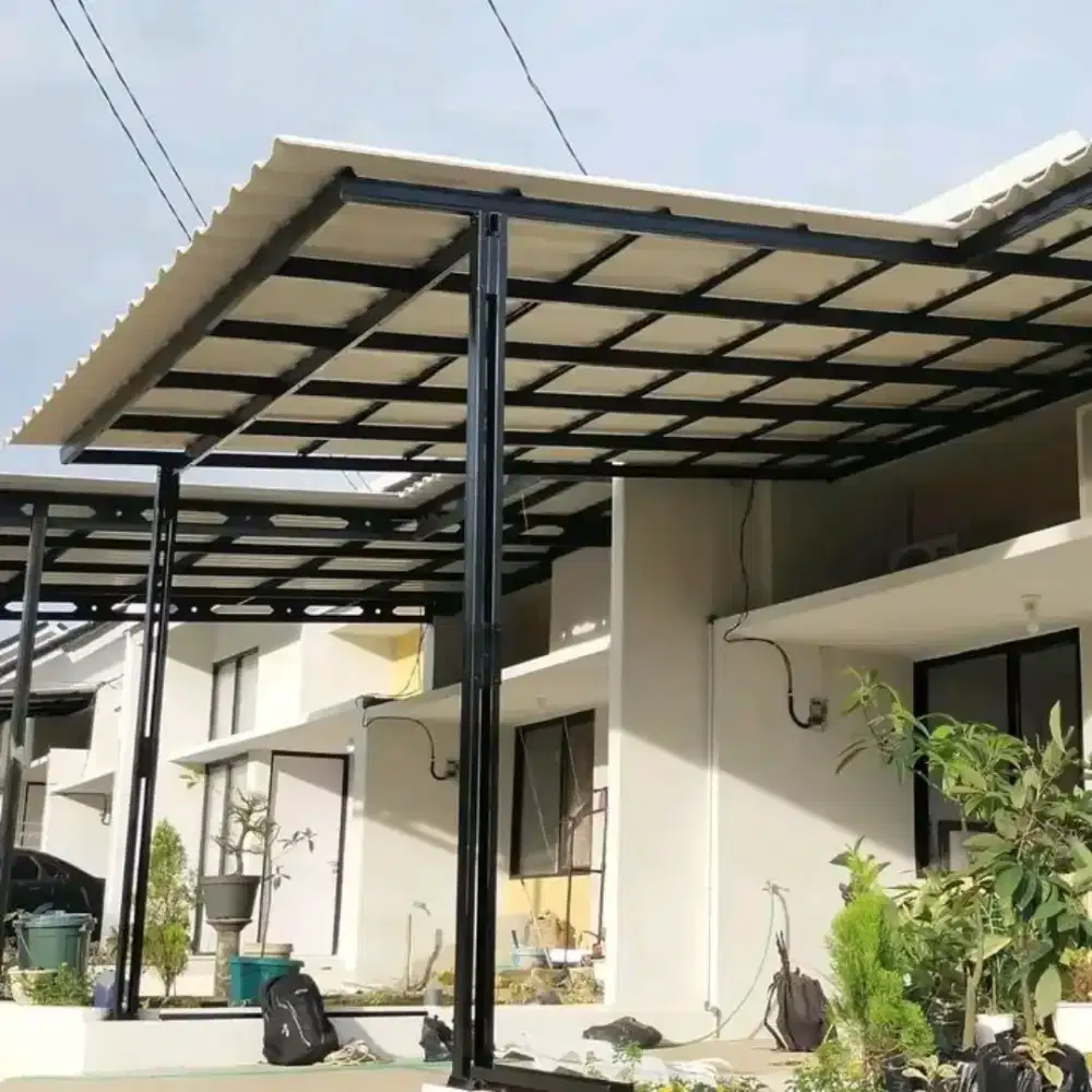 kanopi baja ringan minimalis modern
