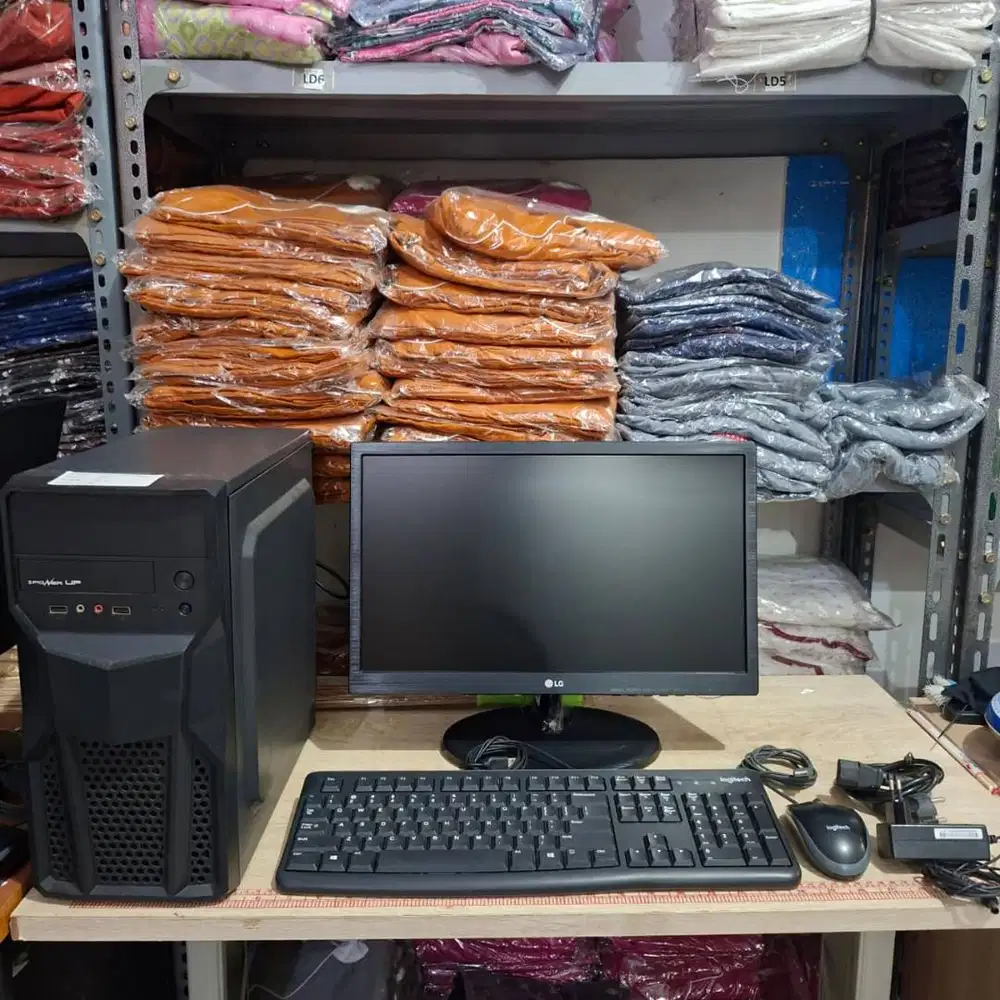 Jual Murah Paket Komputer Siap Pakai Fullset Monitor LG + CPU (02)