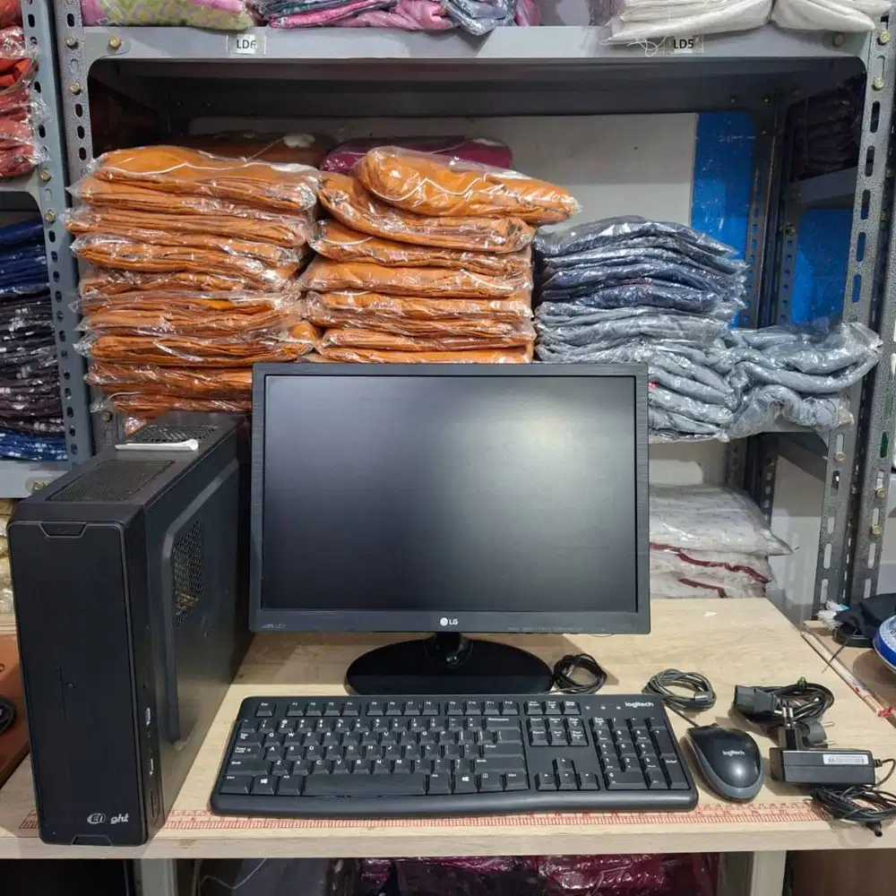 Jual Murah Paket Komputer Siap Pakai Fullset Monitor LG + CPU (03)