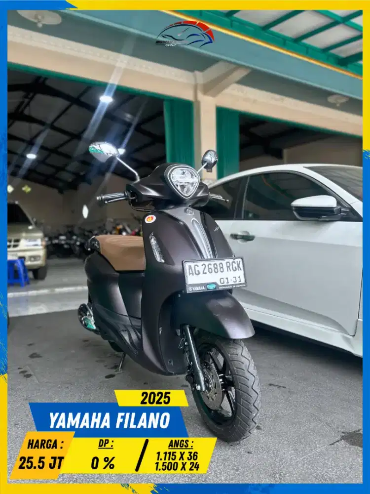 YAMAHA GRAND FILANO 2025 PLAT AG READY HIKMAH MOTOR KEPUH MALANG