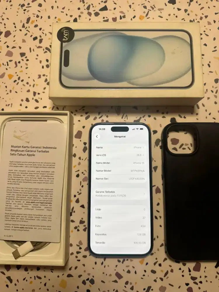 Iphone 15 basic 128GB resmi