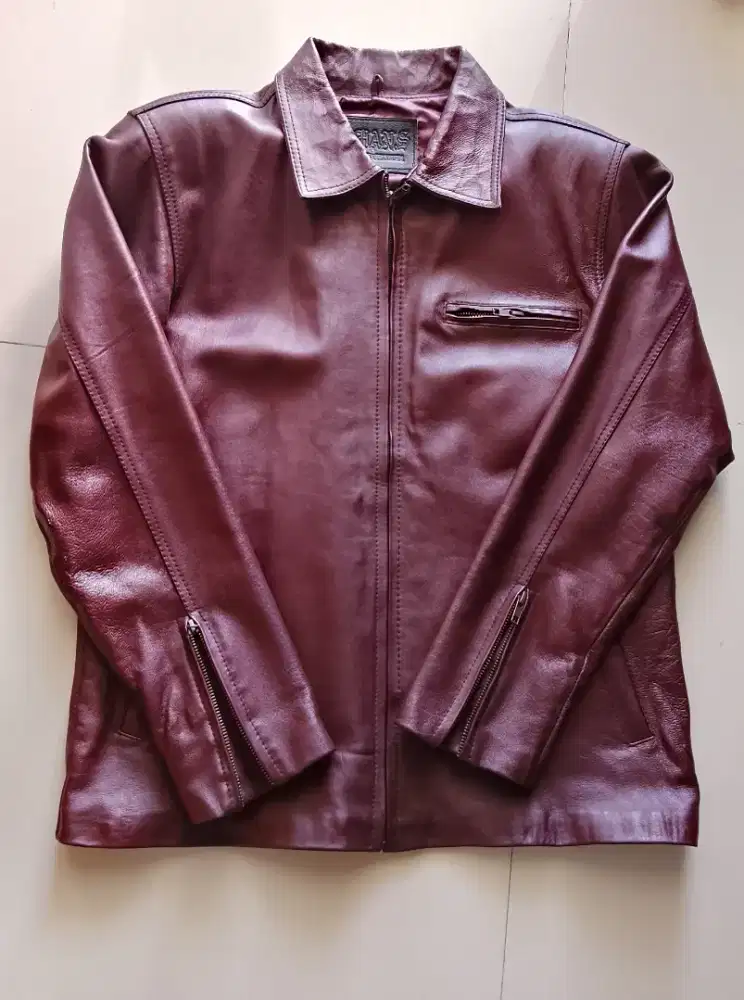 Jaket kulit asli
