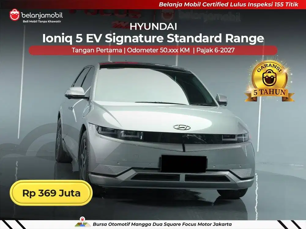 [ BERGARANSI ] Hyundai Ioniq 5 EV Signature Standard Range 2023/2024