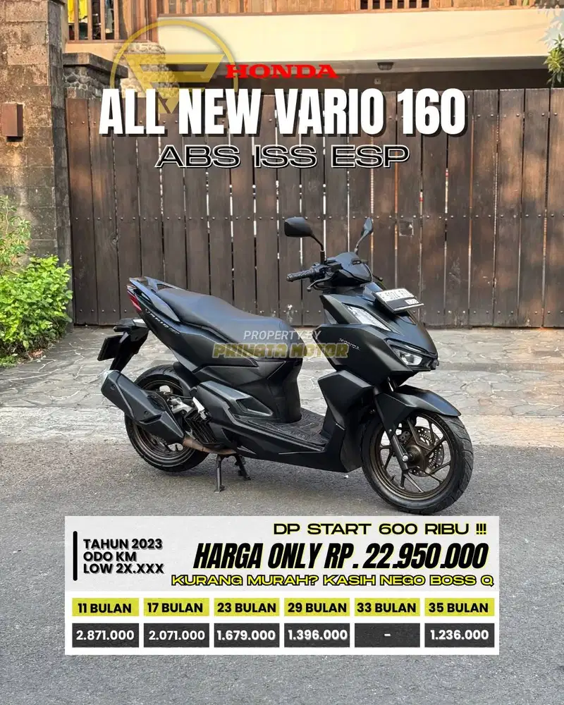 HONDA ALL NEW VARIO 160 ABS ISS ESP 2023