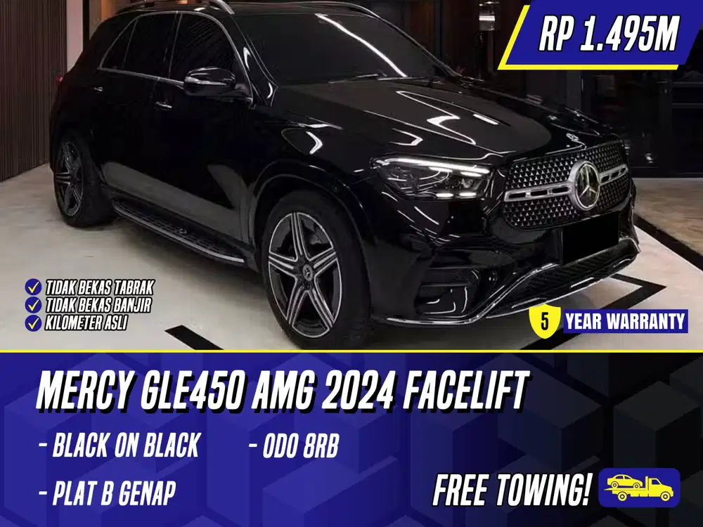 Mercedes Benz GLE450 AMG 2024 NIK 2023 Facelift Black Hitam Mercy GLE