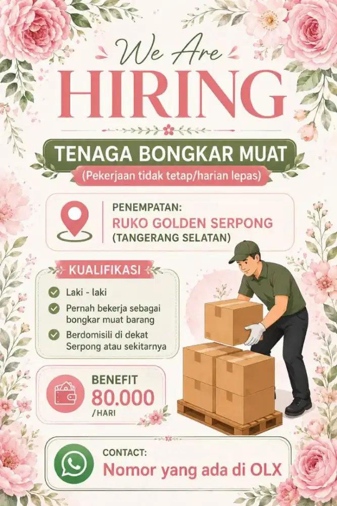 Tenagat Bongkar Muat (Pekerjaan Tidak Tetap/Harian Lepas)