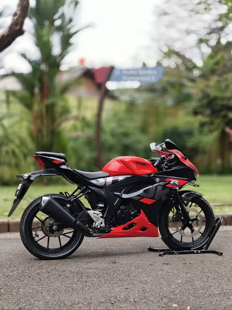 KM 6K AJA! SUZUKI GSX 150R 2023 MERAH HITAM PAJAK PANJANG SUPER MULUS