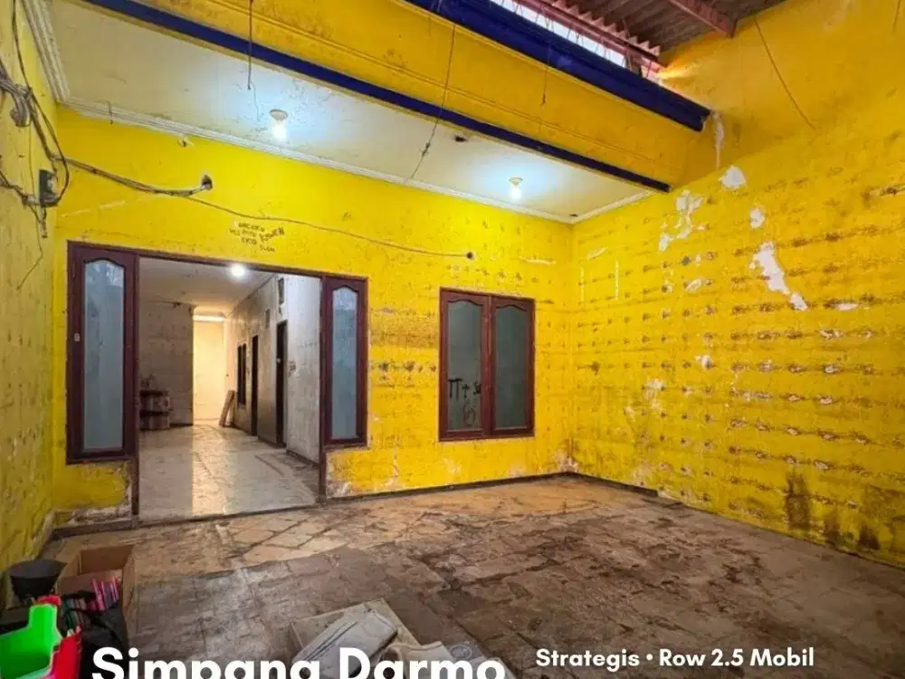 Rumah Simpang Darmo Permai Selatan Strategis • Hitung Tanah