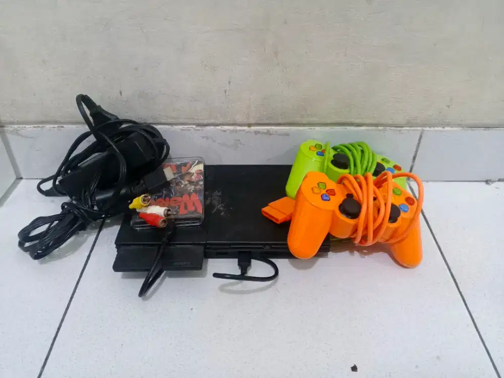 PS 2 lengkap kondisi siap pakai