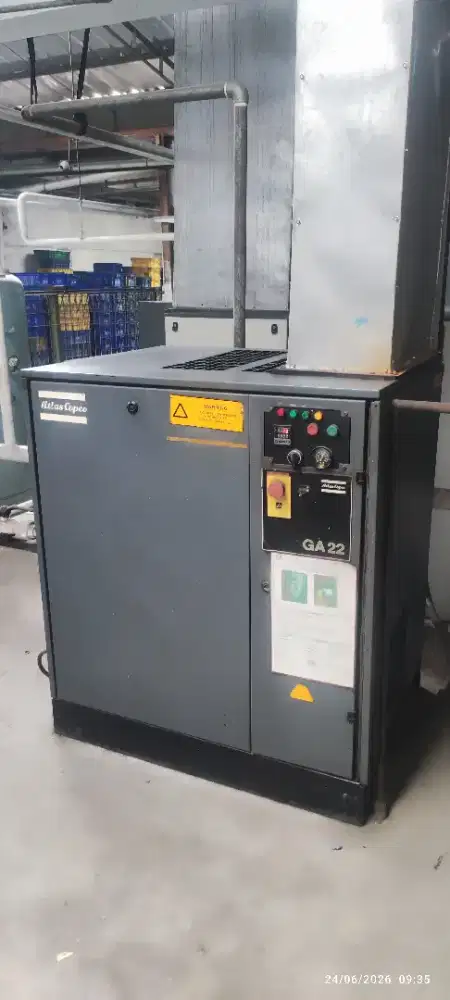 Dijual kompresor screw Atlas GA22 P 22KW