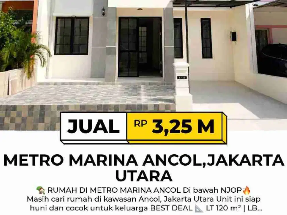 Rumah Mewah Metro Marina Ancol