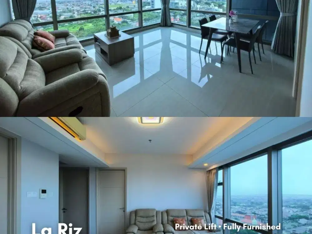 Apartment La Riz, Pakuwon Mall Private Lift • Siap Huni • Fully Furnished