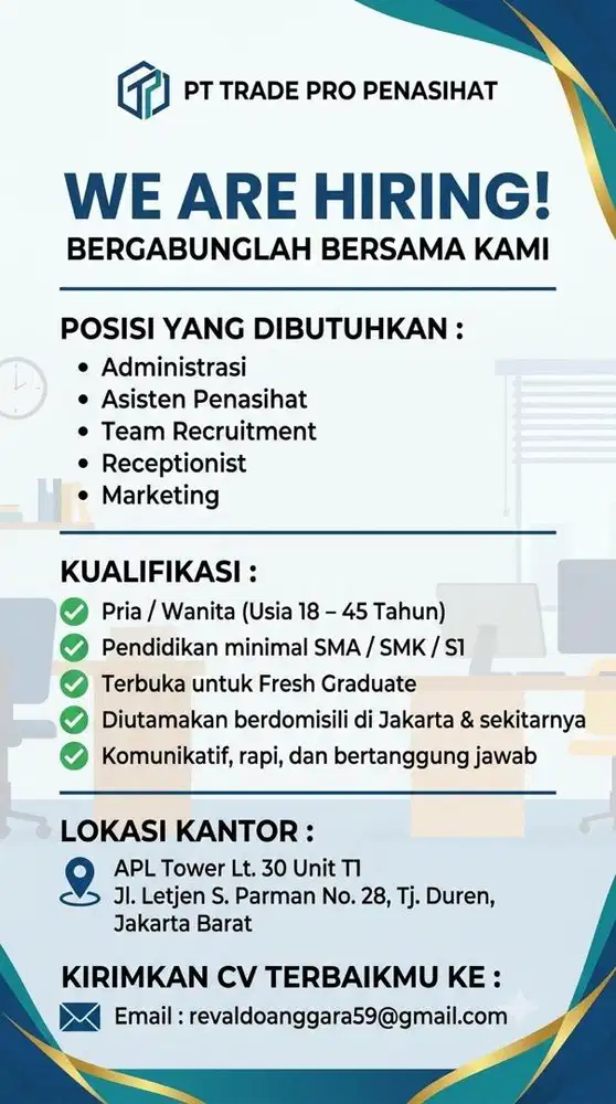 LOWONGAN PEKERJAAN