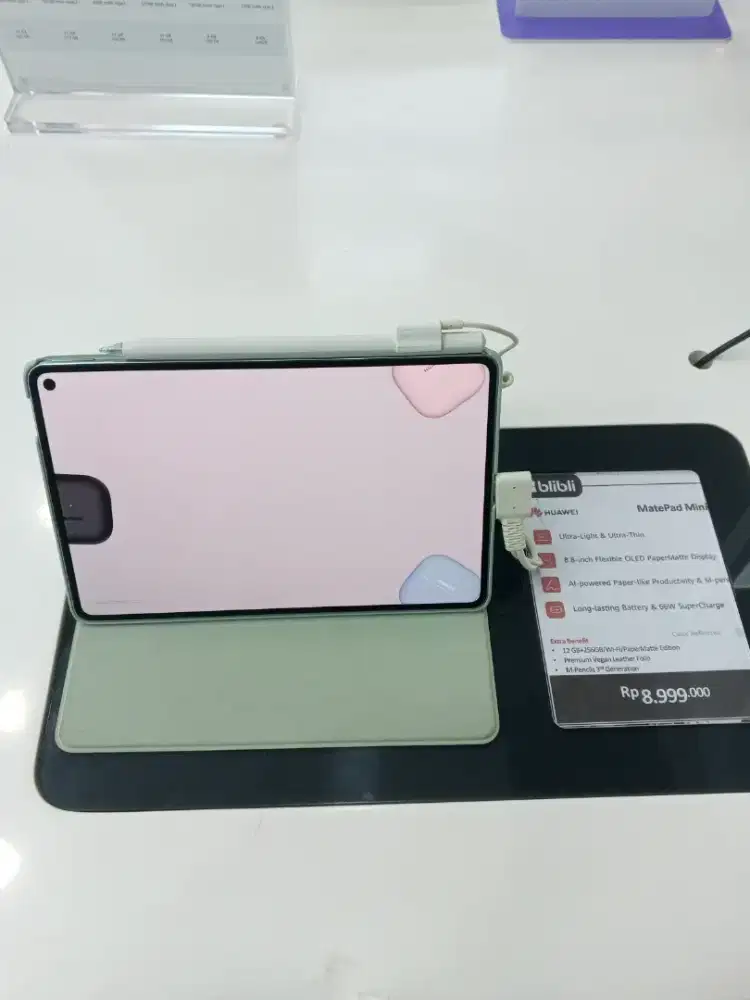 Huawei Matepad Mini Bonus Folio Case Dan M-Pencil Gen 3
