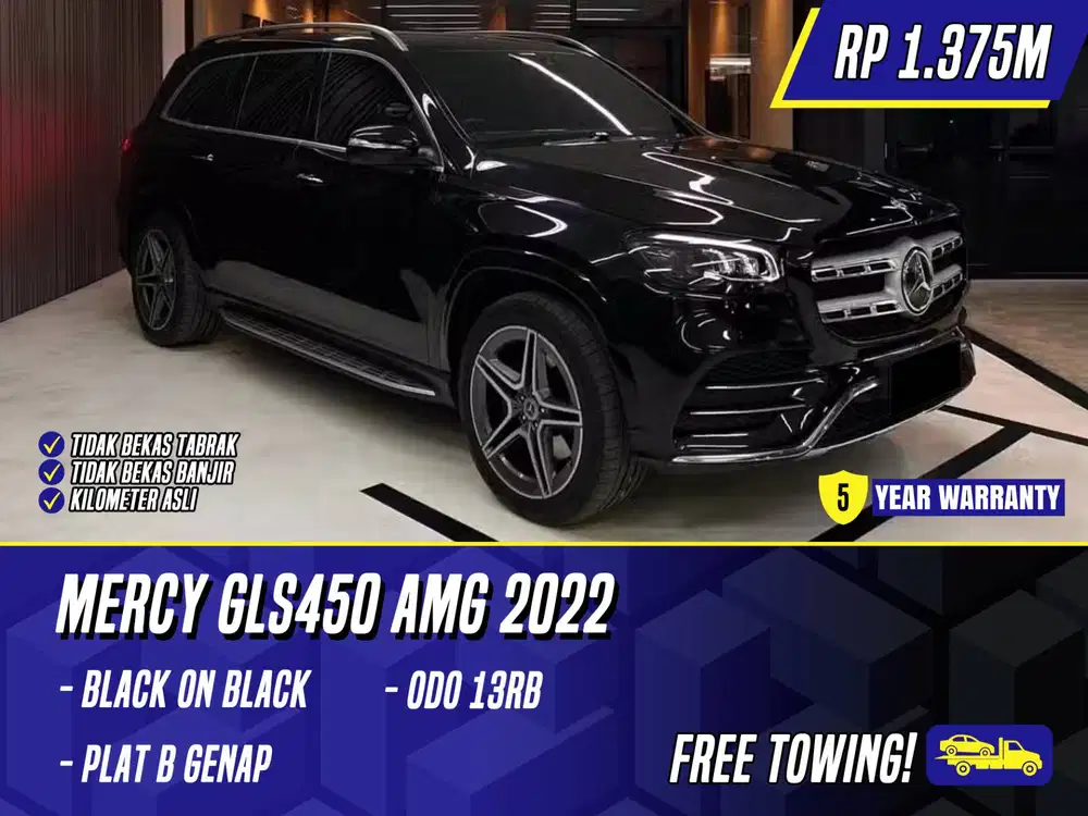 Mercedes Benz GLS450 AMG 2022 Black Hitam Mercy GLS 450