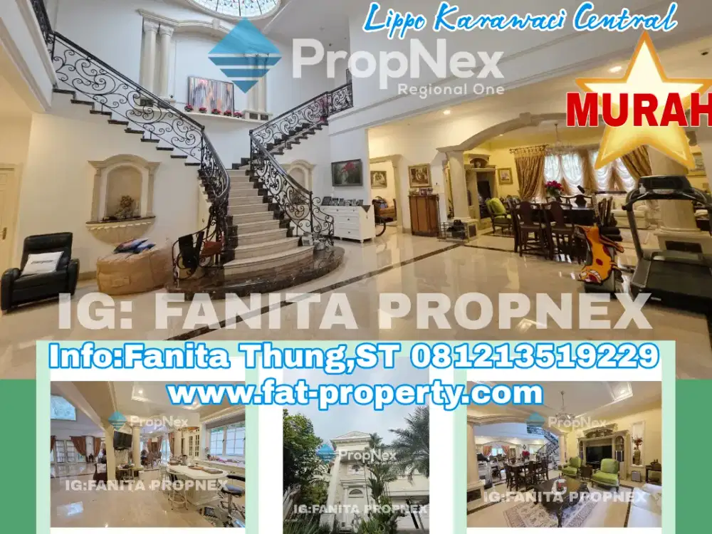 Dijual rumah mewah di Taman Golf,Lippo Karawaci Central LT 644m2 LB600