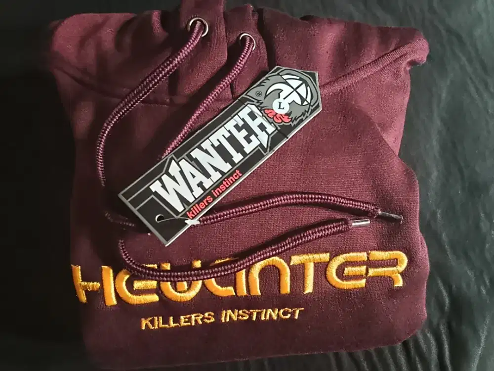 Hoodie Pria wanita distro oversize bahan fleece tebal size L