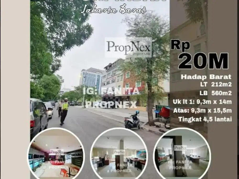 Wow dijual ruko gandeng di Puri Indah,pusat CBD Jakarta Barat