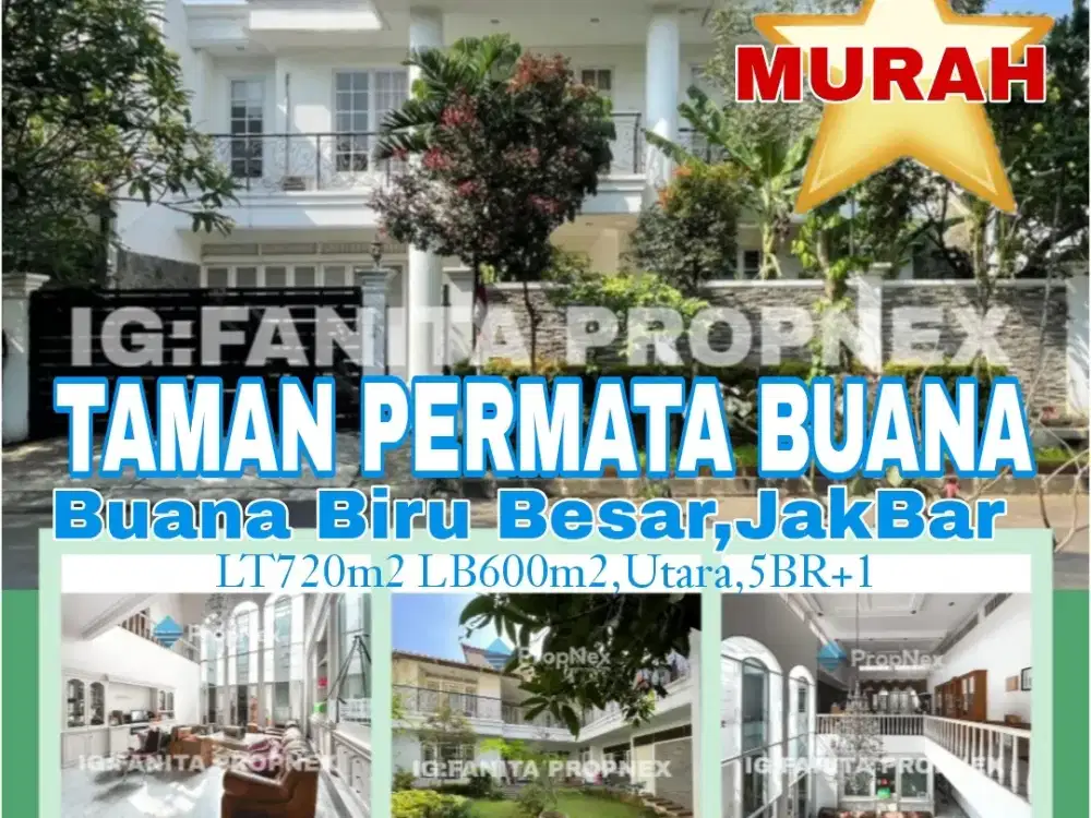 Dijual rumah bgs di Tmn Permata Buana,Cluster Buana Biru Besar,JakBar
