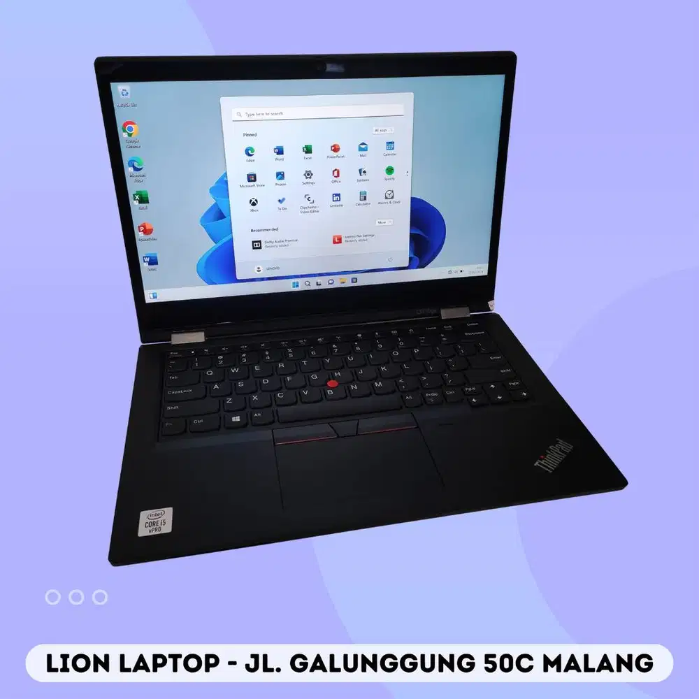 RAM 16GB Core i5 Gen10 Flip 360° SSD 256GB Lenovo Thinkpad YOGA L13 [0