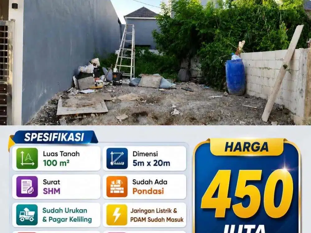 Dijual Tanah Gunung Anyar Mas Surabaya