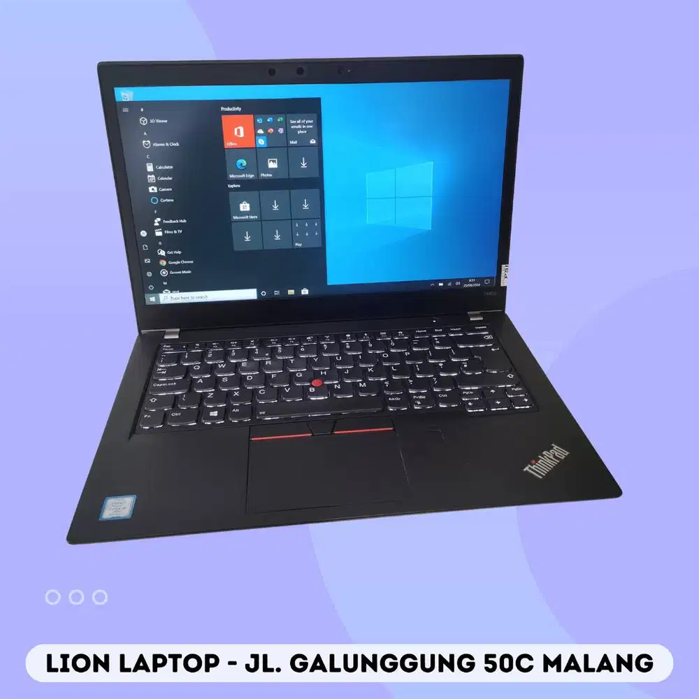 RAM 8GB Core i5 gen 8 Lenovo Thinkpad T480s SLIM [06|08]