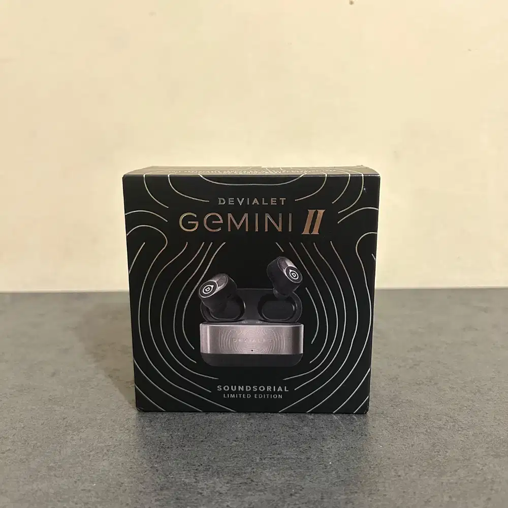 DEVIALET GEMINI II NEW BNIB SEGEL LIMITED EDITION SOUNDSORIAL tws