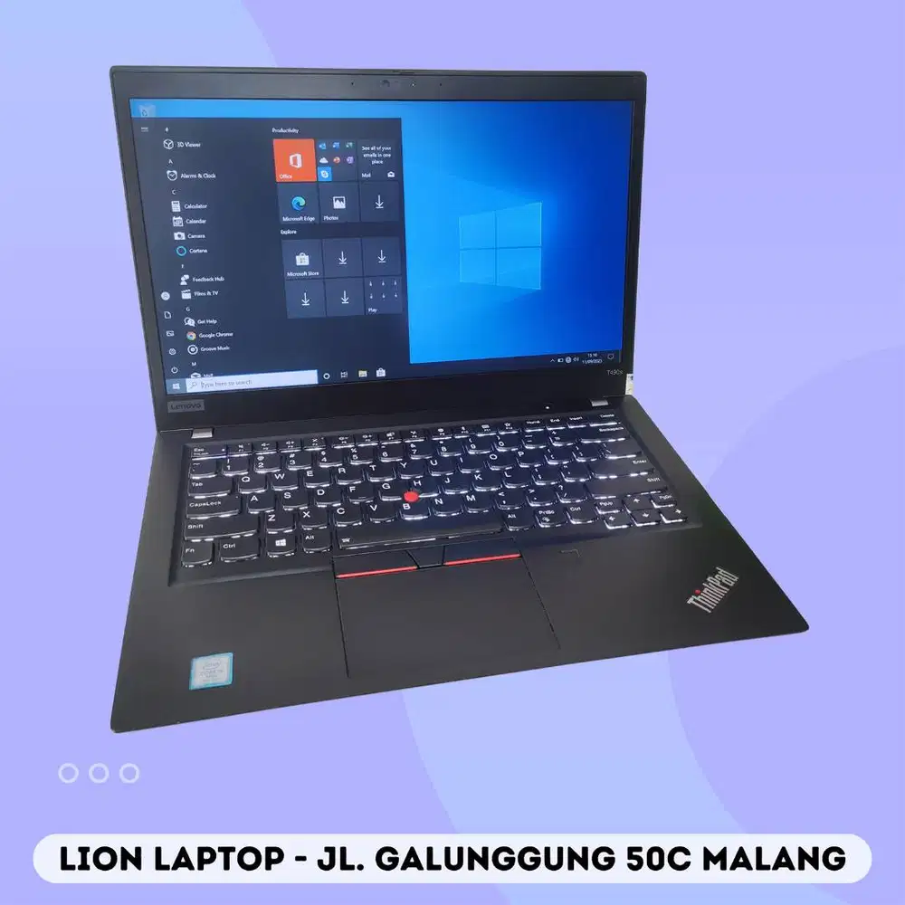 RAM 16GB SSD 256GB Core i5 Slim Lenovo Thinkpad T490s [06|08]
