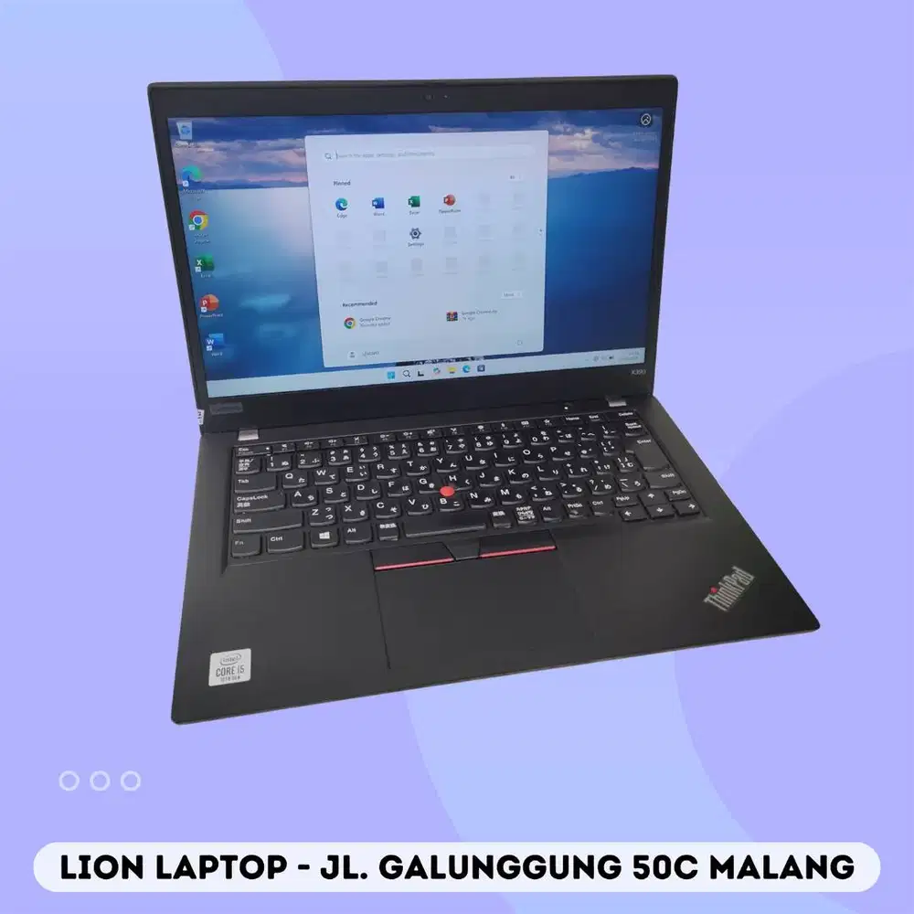 i5 GEN 10 Murah RAM 8GB Lenovo Thinkpad X390 [06|08]