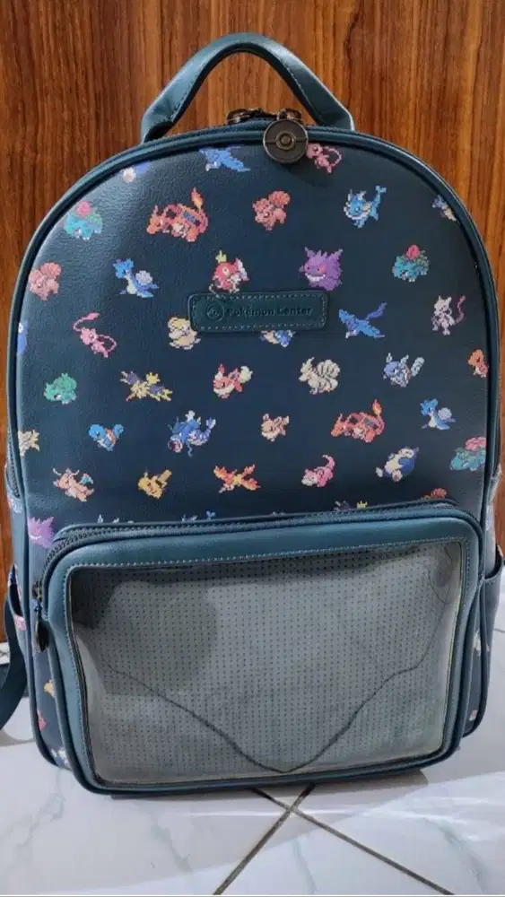 [PRELOVED] POKEMON PIXELS BACKPACK ORIGINAL POKECENTER