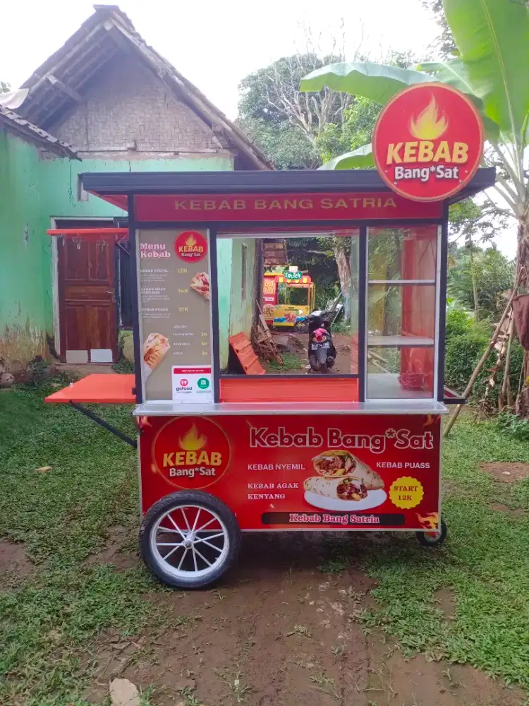 Gerobak kebab kekinian