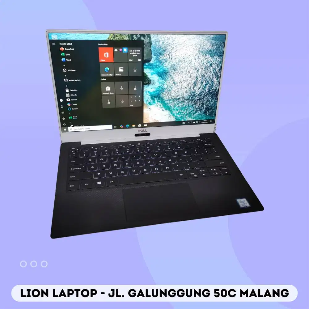 Slim & Ringan Core i5 RAM 8 SSD 256 DELL XPS 13 9370 [06|08]