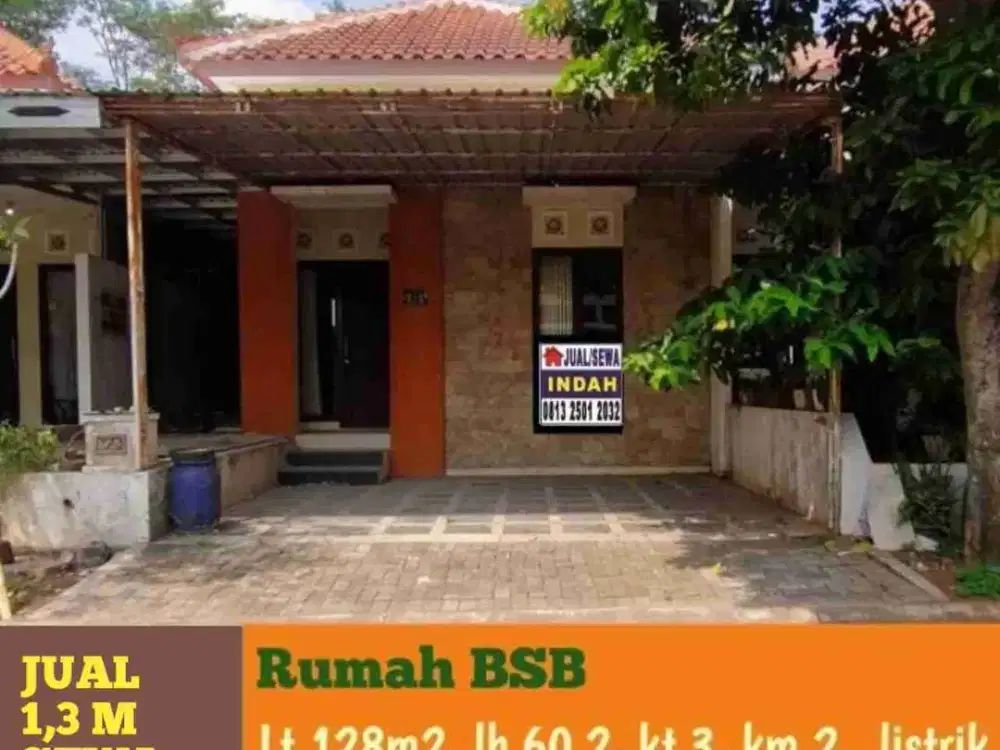 Dijual dan Sewakan Rumah Aestetik di BSB Semarang