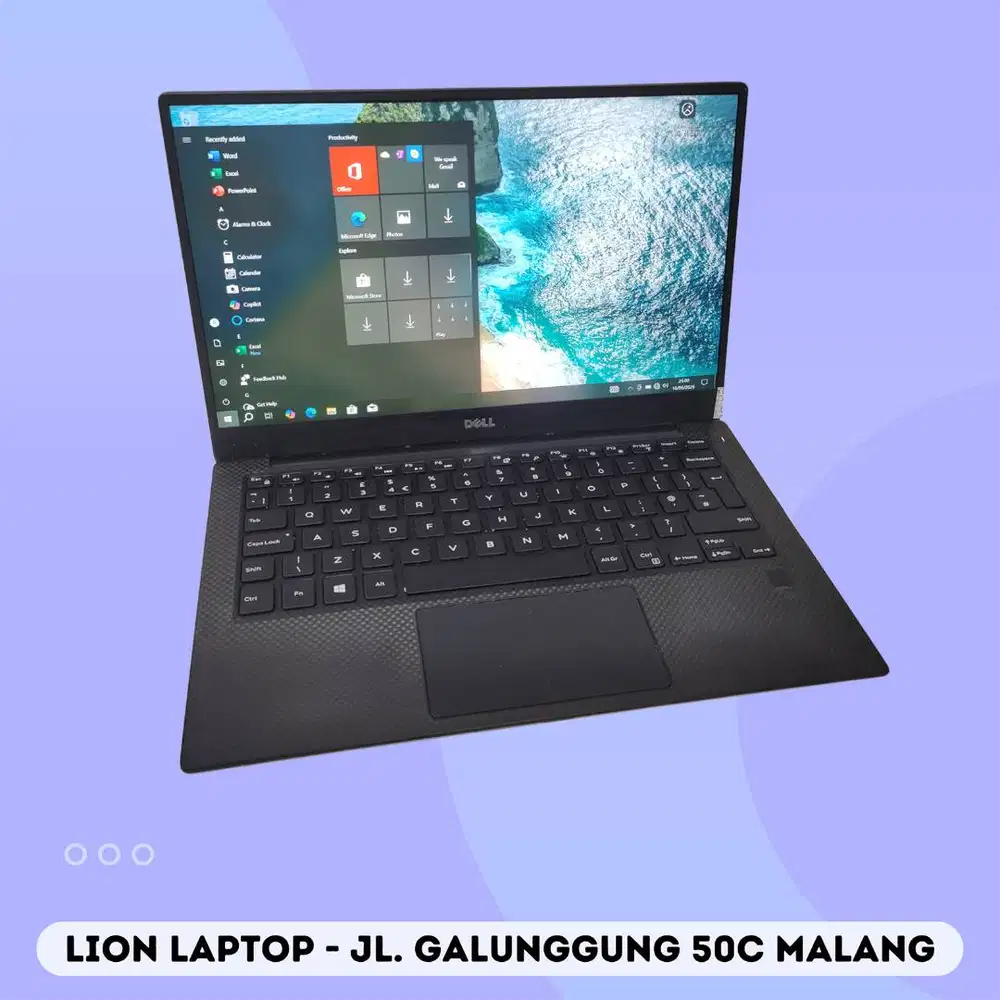 Slim & Ringan Core i7 RAM 8 SSD 256 DELL XPS 13 9360 [06|08]